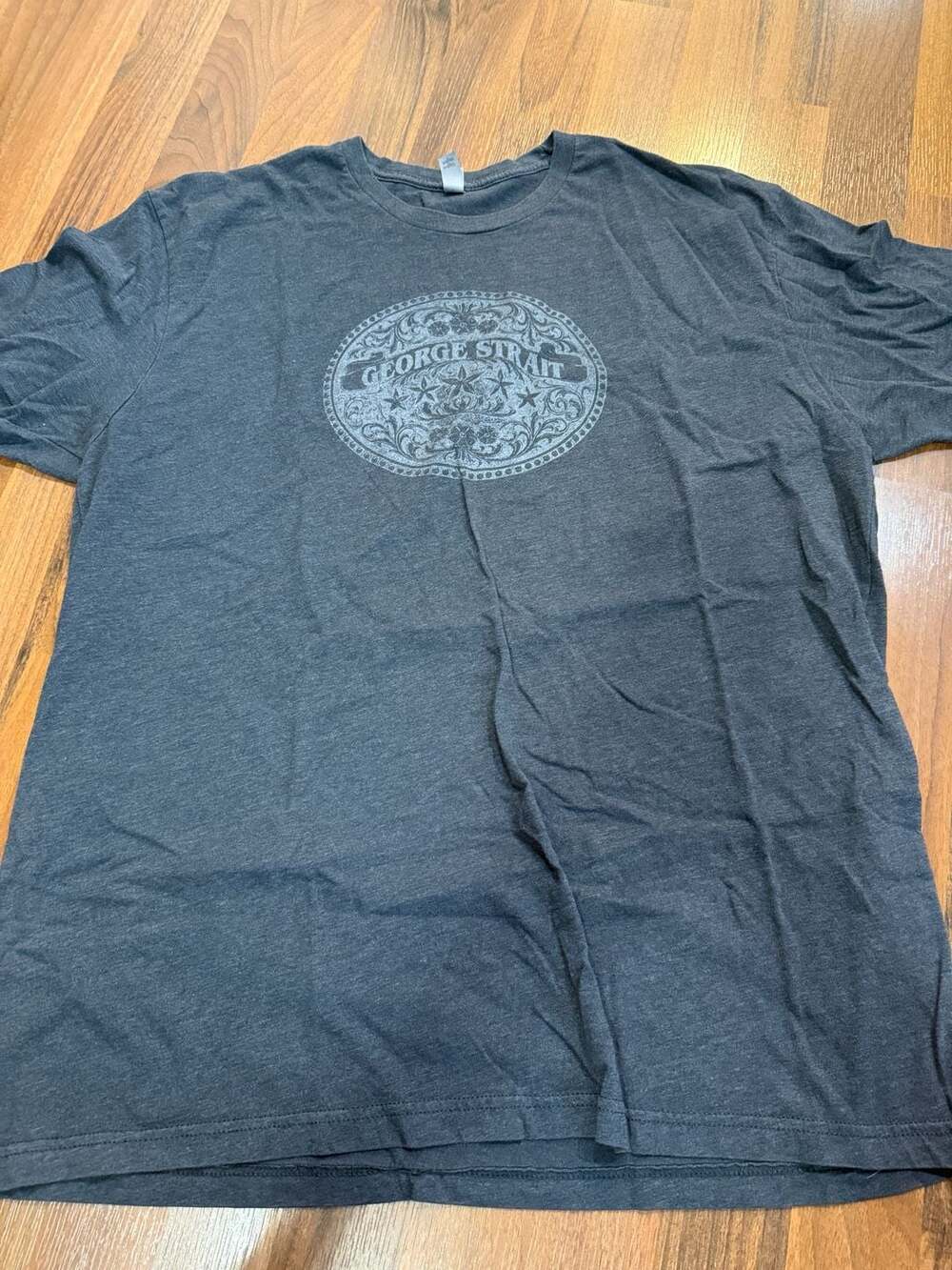Next Level George Strait Concert Tour T-Shirt Size XL Gray Graphic